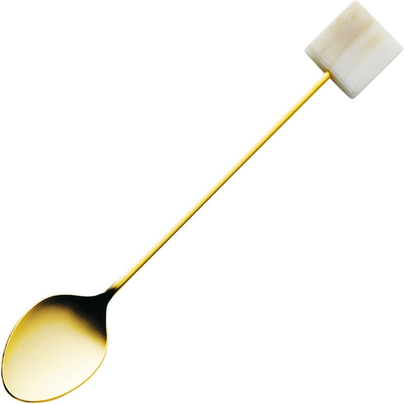 408894 アクリルカトラリーブロックシロシカクスプーン 1セット(12本) 高桑金属 【通販モノタロウ】