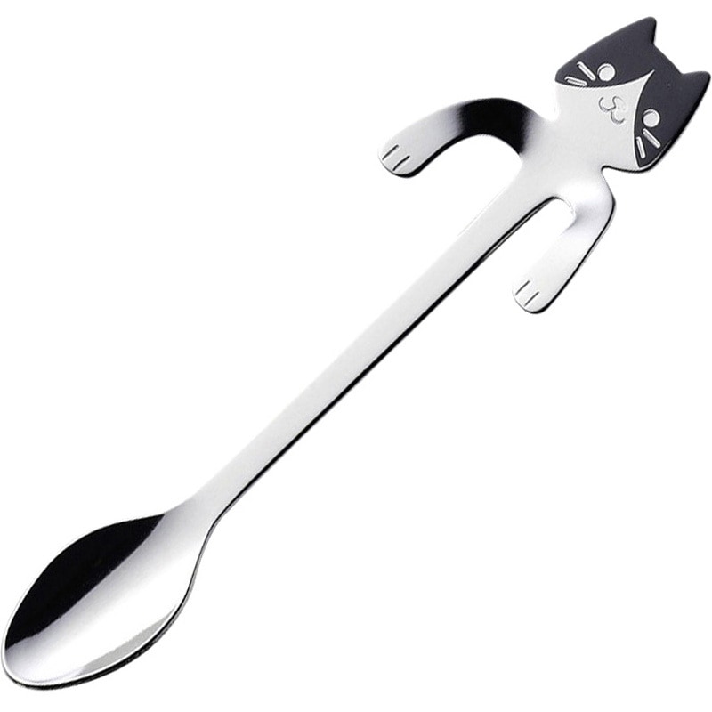 405091 コーヒースプーンCATはちわれネコ 1セット(12本) 高桑金属 【通販モノタロウ】