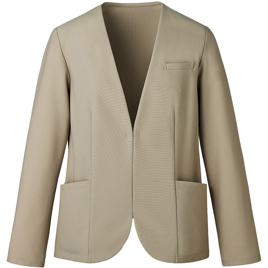 サーヴォ サンペックスイスト 女性用ジャケット ノーカラータイプ ピンク 3L MJAL-1809-D2 (65-3742-70) GJAL-2401-A3 [ノーカラー]ジャケット サーヴォ(旧:サンペックスイスト