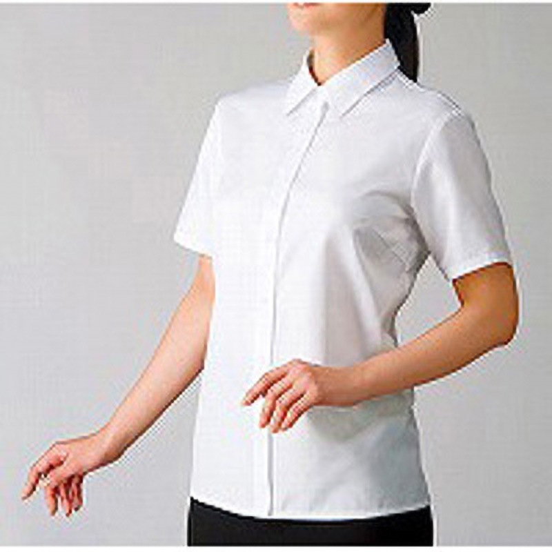 YR-428 半袖ブラウス リミット 白色 5号サイズ  YR-428