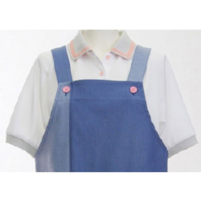 E-1205 男女兼用エプロン リミット サイズL前中心丈80cm  E-1205