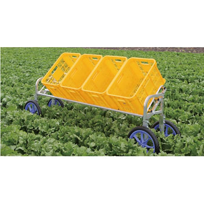 楽太郎 収穫台車横向き傾斜タイプ HARAX(ハラックス) ハウスカー(園芸