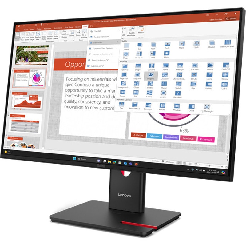 64A5MAR6JP ThinkVision T27-40 レノボ・ジャパン(Lenovo) 解像度1920×1080 (なし) ノングレア