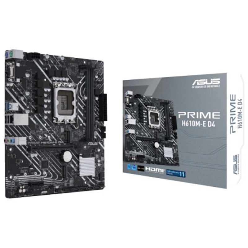 PRIME H610M-E D4 ASUS IntelH610(LGA 1700)mic-ATXマザーボード 1台 ASUS(エイスース) 【通販モノタロウ】