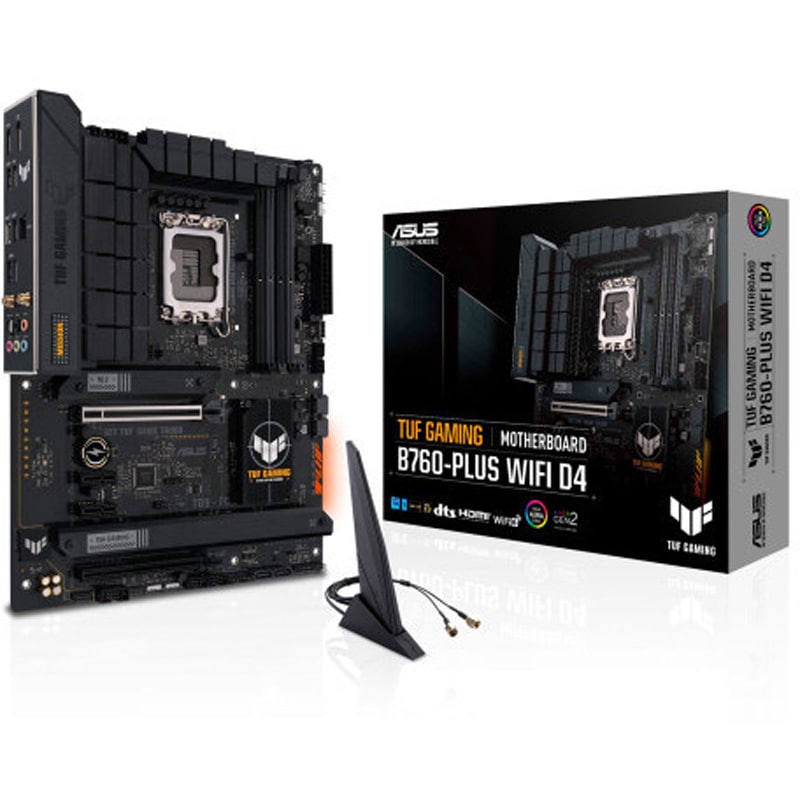 TUF GAMING B760-PLUS WIFI D4 ASUS インテル Socket LGA1700 第13世代インテル B760チップセット対応 ATXマザーボード TUF GAMING B760-PLUS WIFI D4 1台 ASUS(エイスース) 【通販モノタロウ】
