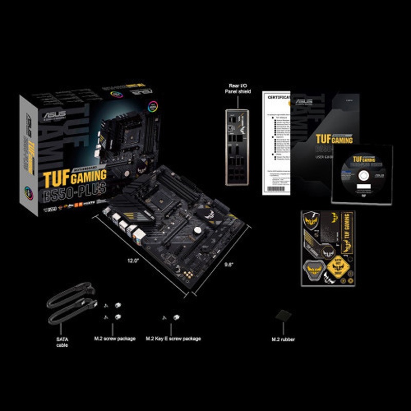 TUF GAMING B550-PLUS ASUS AMD B550 (Ryzen AM4) ATXゲーミングマザーボード 1台 ASUS(エイスース) 【通販モノタロウ】