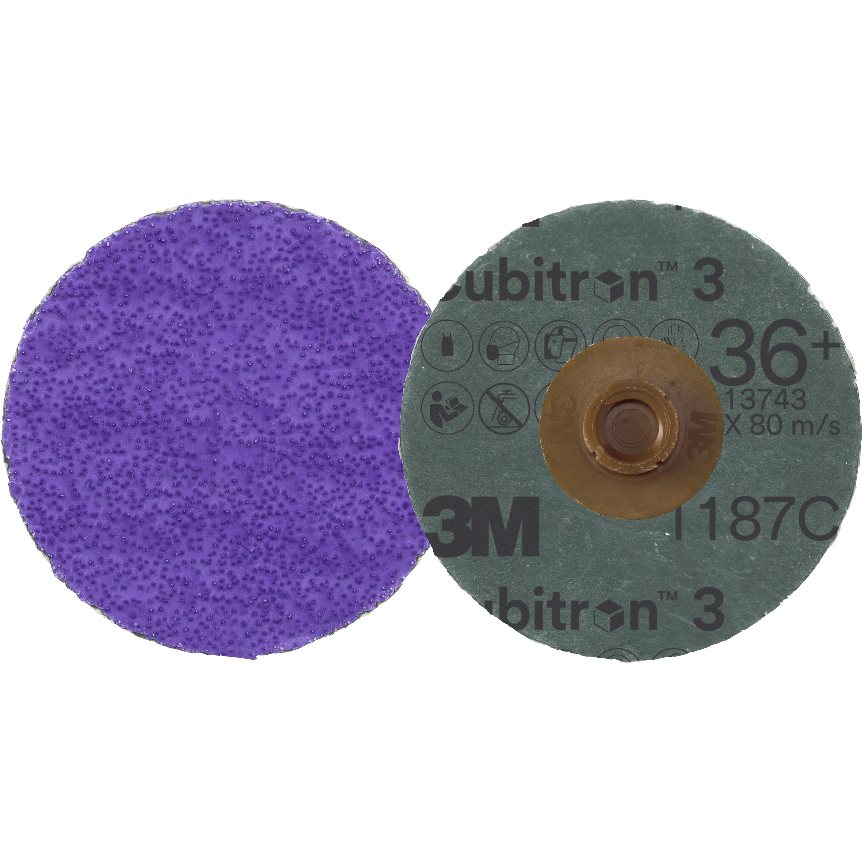 TSD 1187C 36 102 キュービトロン3 ロロック TSディスク 1187C 3M 精密成型砥粒 粒度36 外径102mm 1箱(25枚)