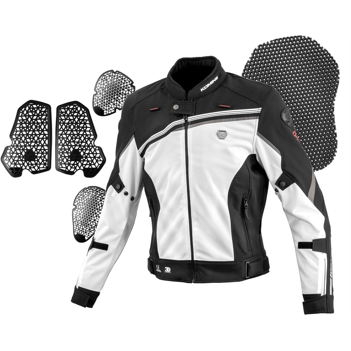 07-178/GY/S JK-178 R-SPEC ハーフメッシュジャケット コミネ グレー色 サイズS 19,695円