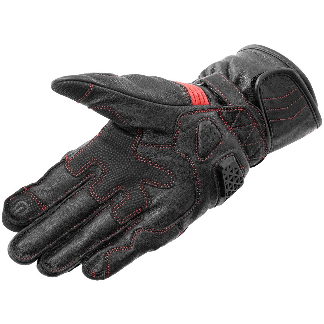 06-266/BK.RD/L GK-266 レーシンググローブ コミネ ブラック/レッド色