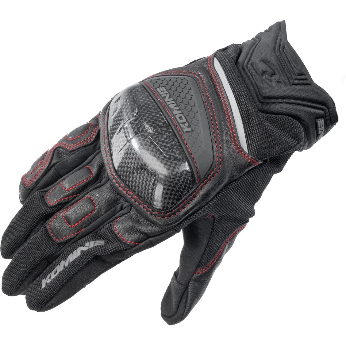 【新品・5営業日で発送】コミネ(Komine) GK-816 WP Protect W-Gloves-KITORA 色:Black／Red サイズ:XL (06-816)