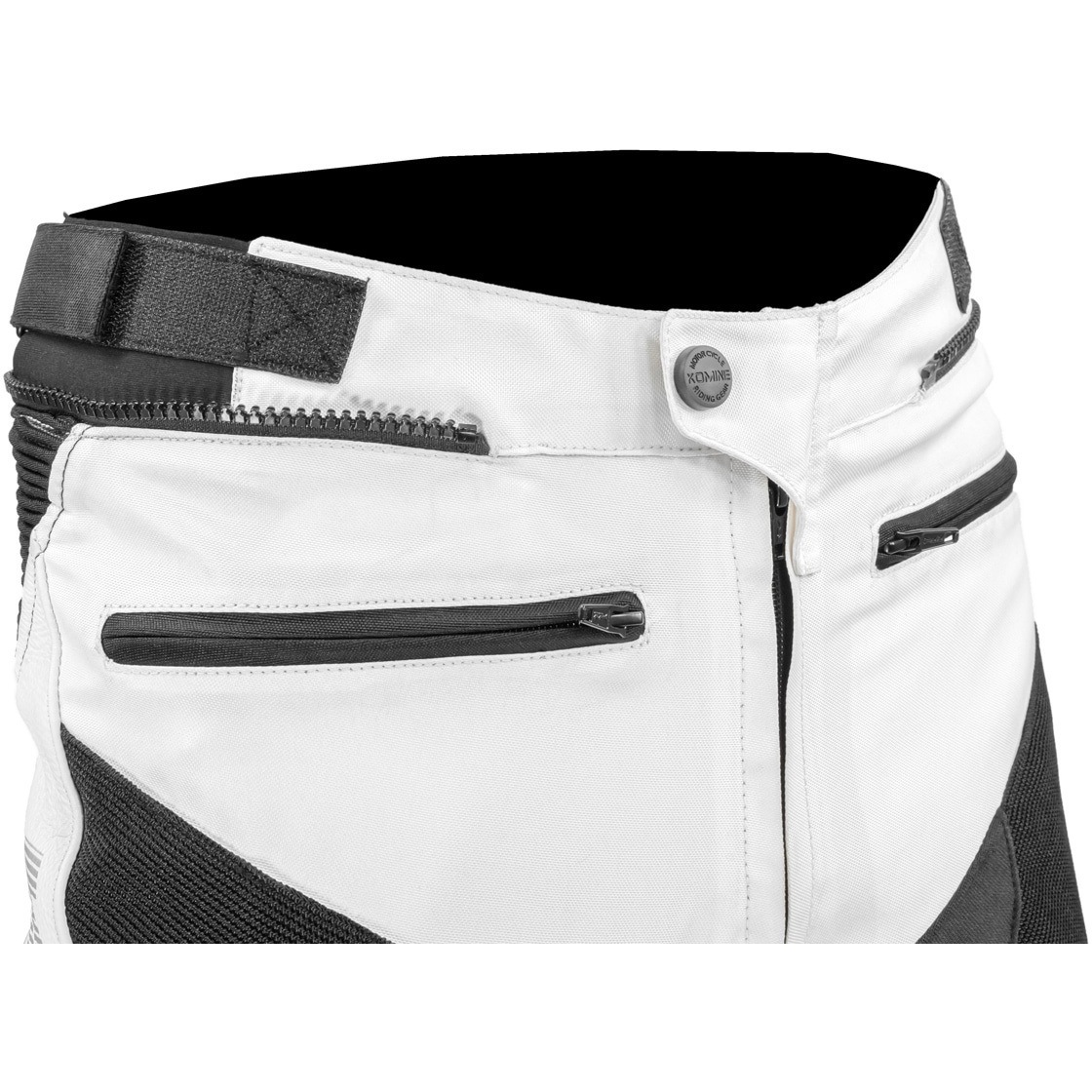 07-757/WH/4XLB PK-757 R-SPEC レザーメッシュパンツ コミネ ホワイト