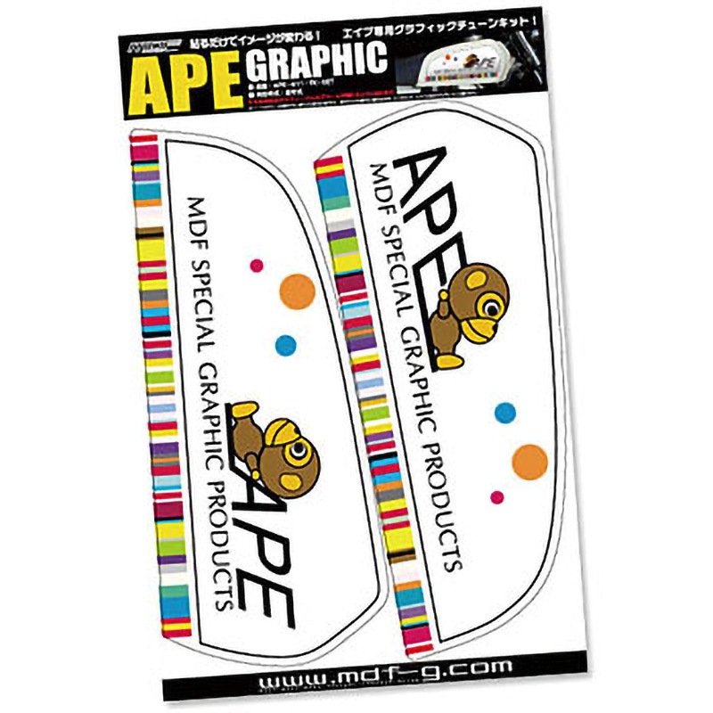 APE-411-TK-SET タンクデカール ミニモトグラフィック MDF