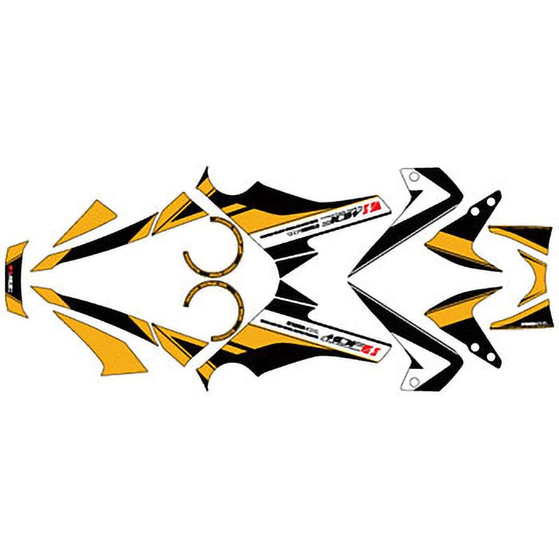 MGROM-A-SYE-ALL グラフィックキット オンロード MDF(エムディーエフ) イエロー色   MGROM-A-SYE-ALL