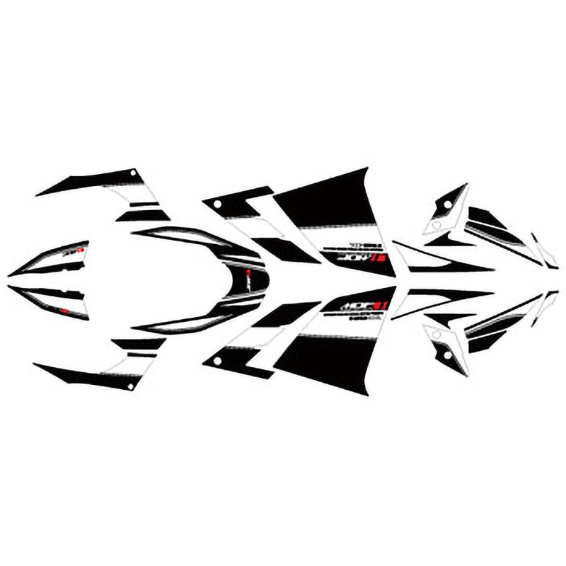 M13NIN25-A-BK-ALL グラフィックキット オンロード MDF(エムディーエフ) ブラック色   M13NIN25-A-BK-ALL