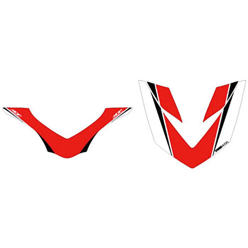 M13CYG-D-RD-FT グラフィックキット スクーター MDF(エムディーエフ) レッド色   M13CYG-D-RD-FT