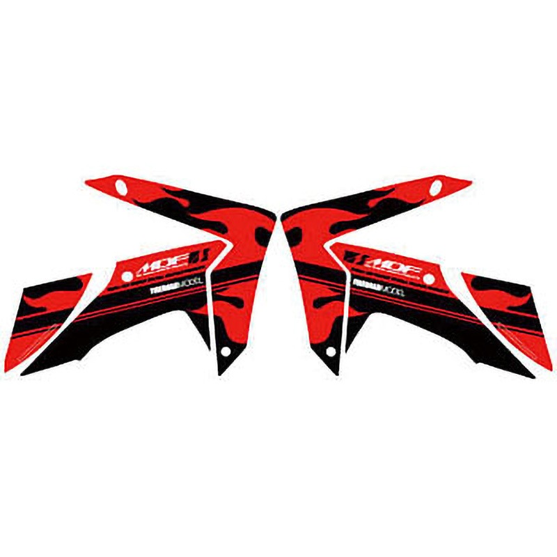 MCRF-B-RD-SH グラフィックキット オフロード MDF(エムディーエフ) レッド色