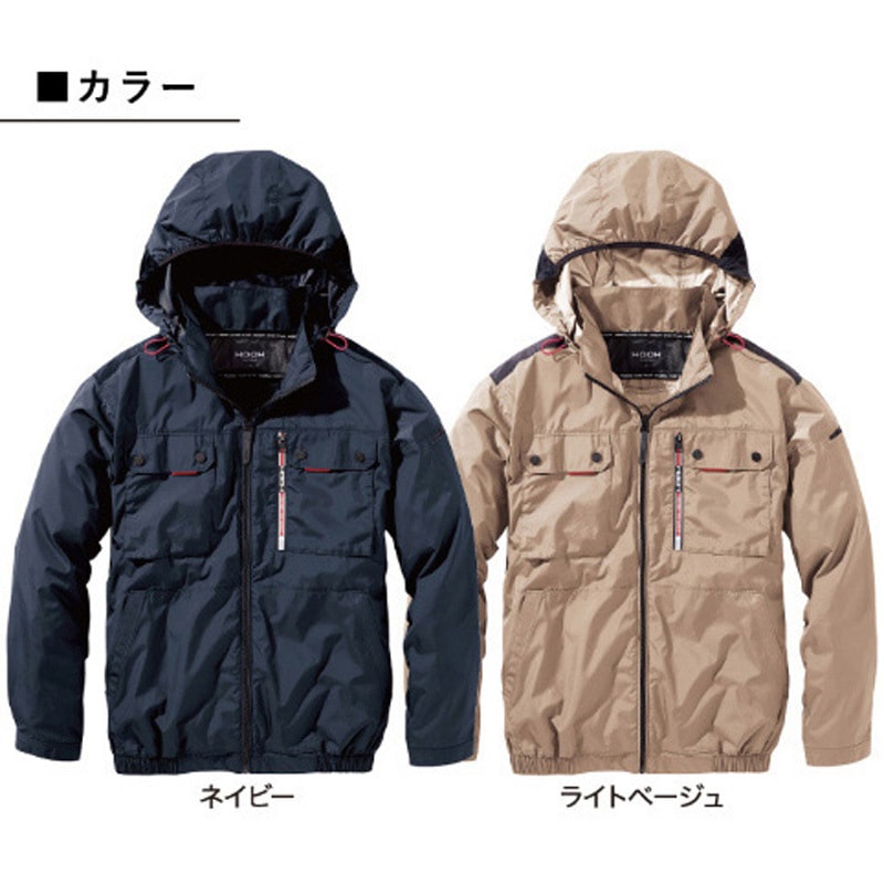 NK25-01NV FBセット ミドルファン長袖フードジャケット (ファン