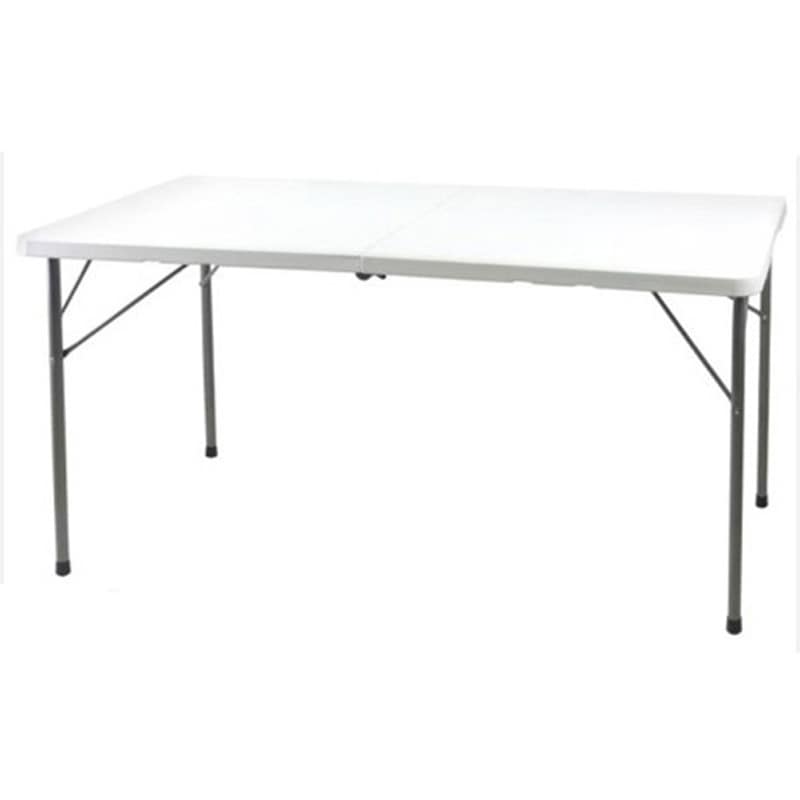 天板が強化プラスチックの折りたたみ作業テーブル アウトドア テーブル キャンプ バーベキュー テーブル 折りたたみ テーブル レジャーテーブル 折り畳みテーブル ピクニックテーブル(代引不可)【送料無料】 OST-150 天板が強化プラスチックの折りたたみ作業テーブル 1個