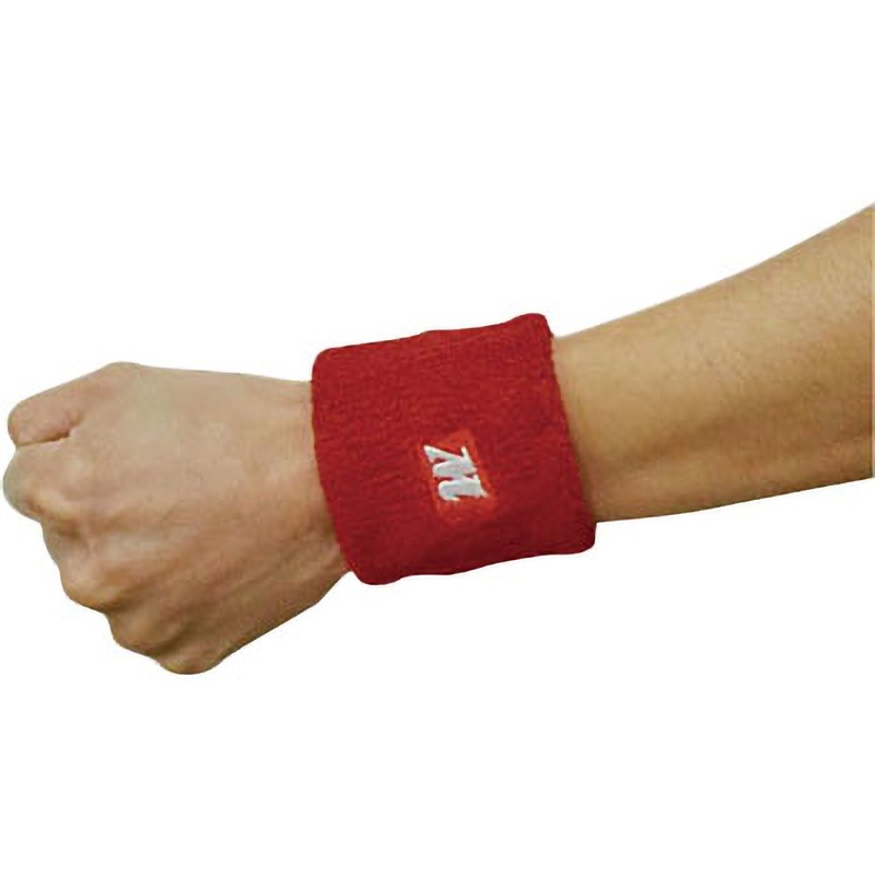 WB01 汗取りリストバンド 三重化学工業 赤色 1組(2個) WB01