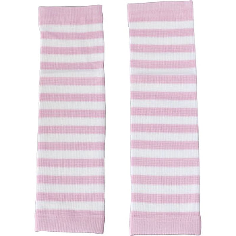 TK04 竹糸くんアームカバー女性用 三重化学工業 ピンクボーダー色 幅