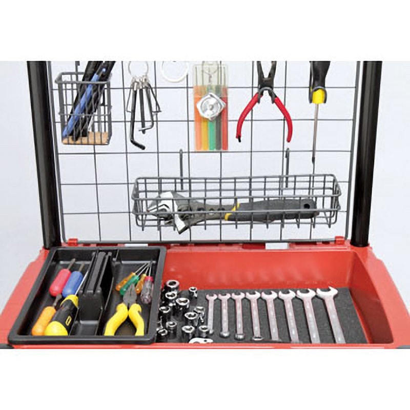 HDW-3M ツールワゴン メッシュパネル付【ハードプロ】 アイリス