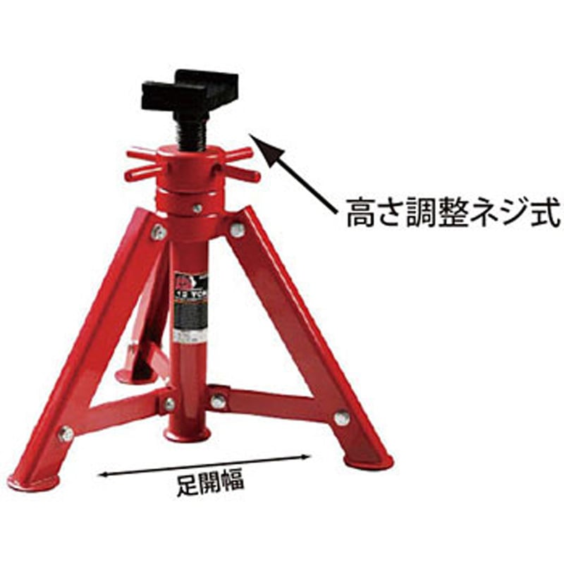 JTC3202C ジャッキスタンド JTC 荷重12t - 【通販モノタロウ】