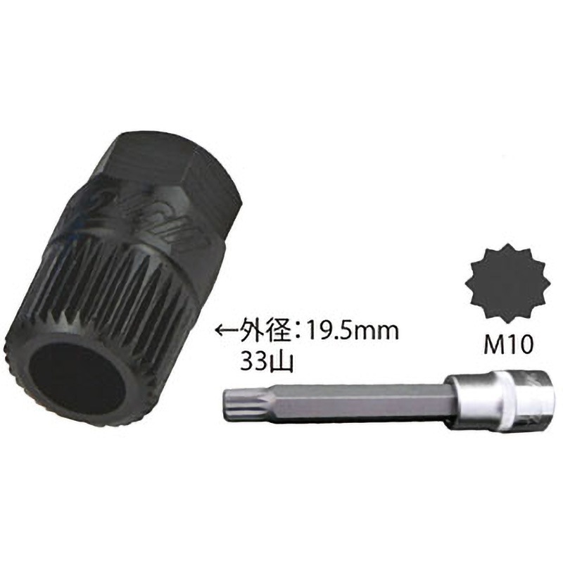 JTC1427S オルタネータープーリーソケットセット 1セット JTC 【通販モノタロウ】 4,874円