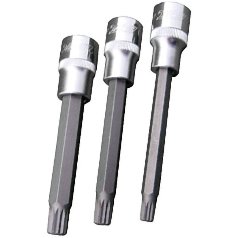 JTC457S トリプルスクエアソケットセット JTC 全長120mm差込角12.7mm  JTC457S 6,436円