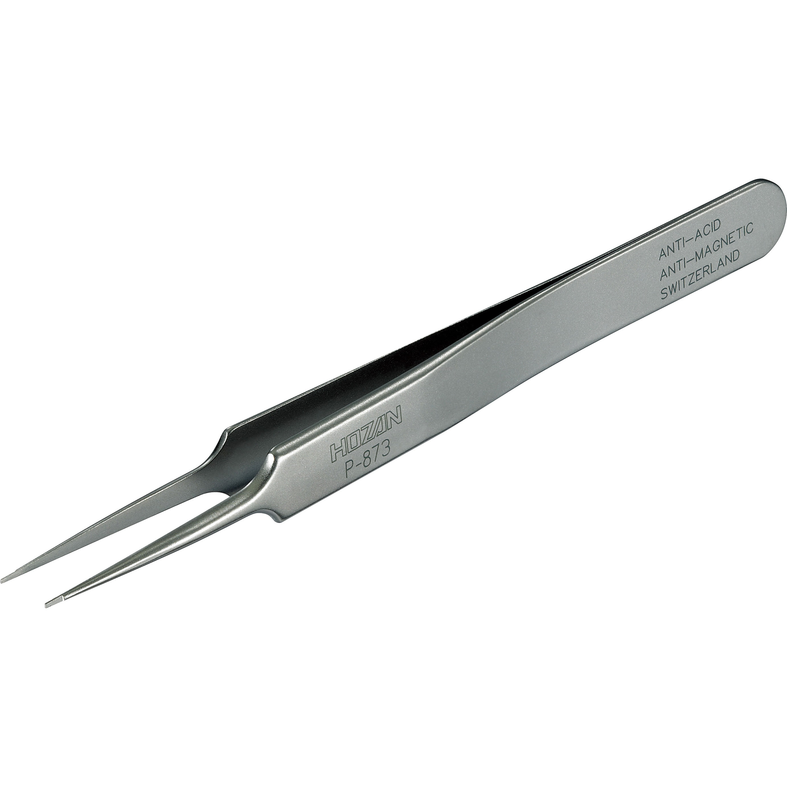 P-873 ピンセット ホーザン ステンレス製 全長110mm P-873 - 【通販