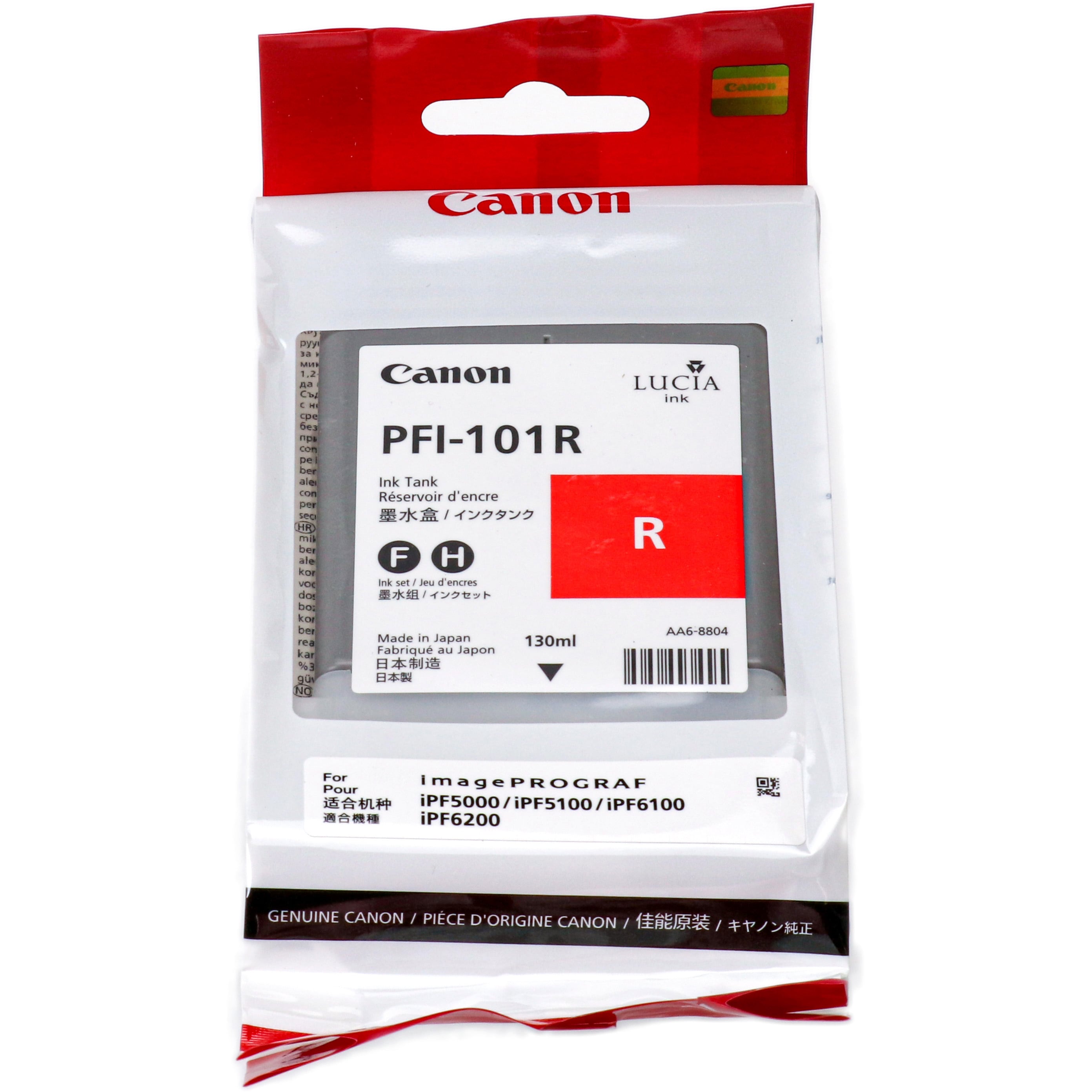 PFI-101R 純正インクカートリッジ Canon PFI-101 1個 Canon 【通販サイトMonotaRO】
