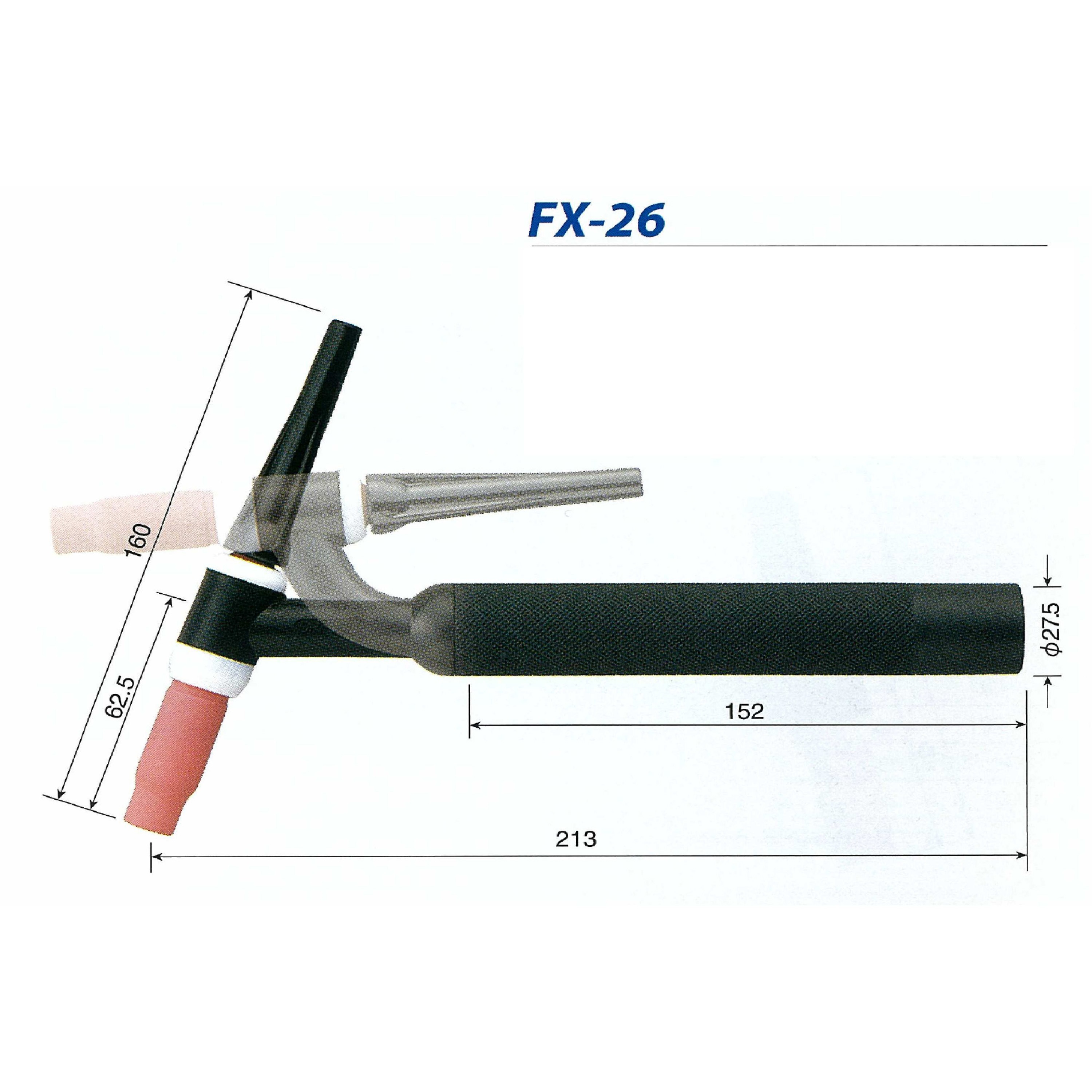 FX-26-4(B) TIGトーチ トーキン ケーブル長4m 【通販モノタロウ】