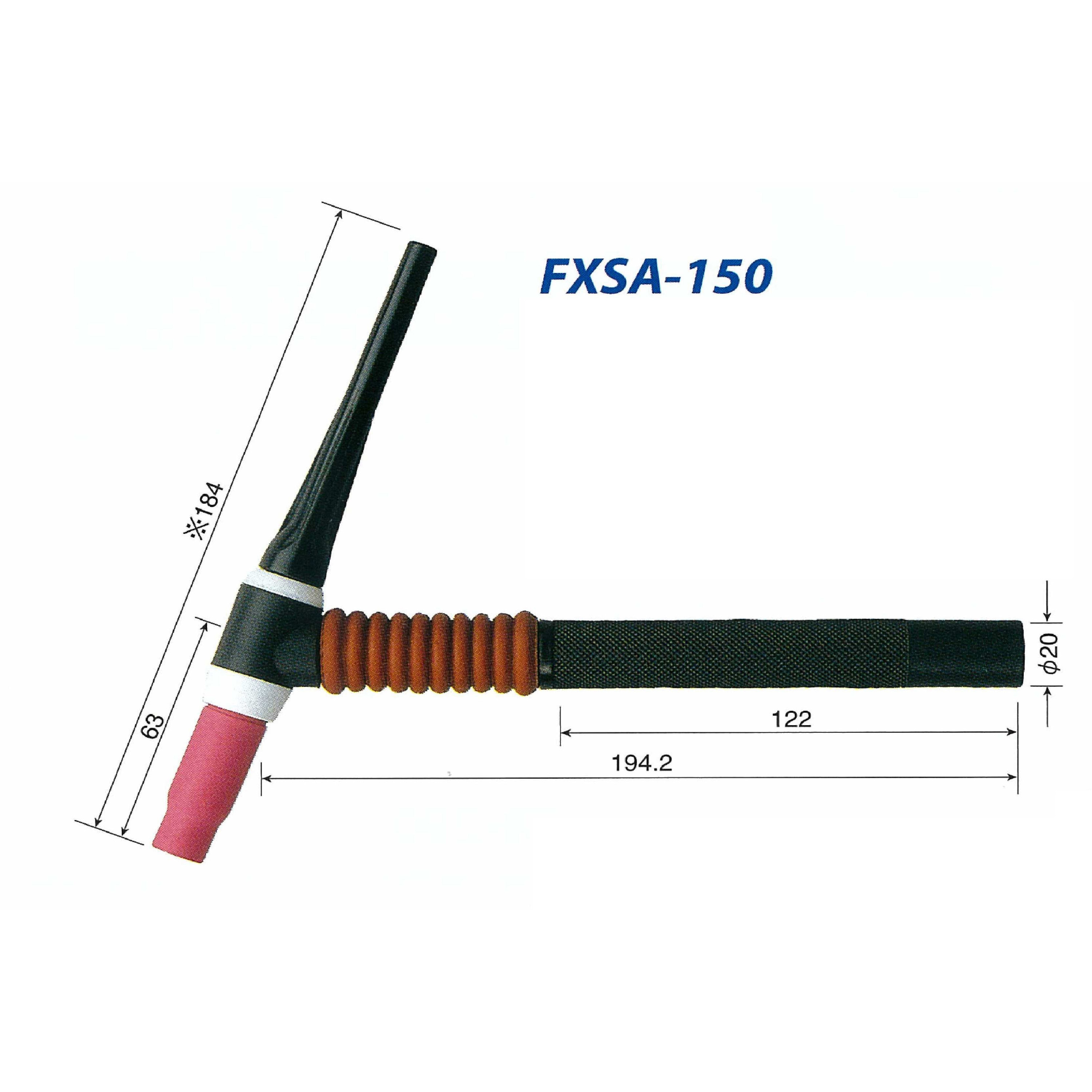 FXSA-150-1726-8(N，D) TIGトーチ トーキン ケーブル長8m