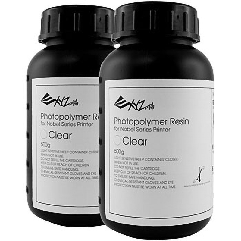 RUGNRXTW17B ノーベル専用レジン XYZプリンティング クリア色  1箱(500g×2本) RUGNRXTW17B