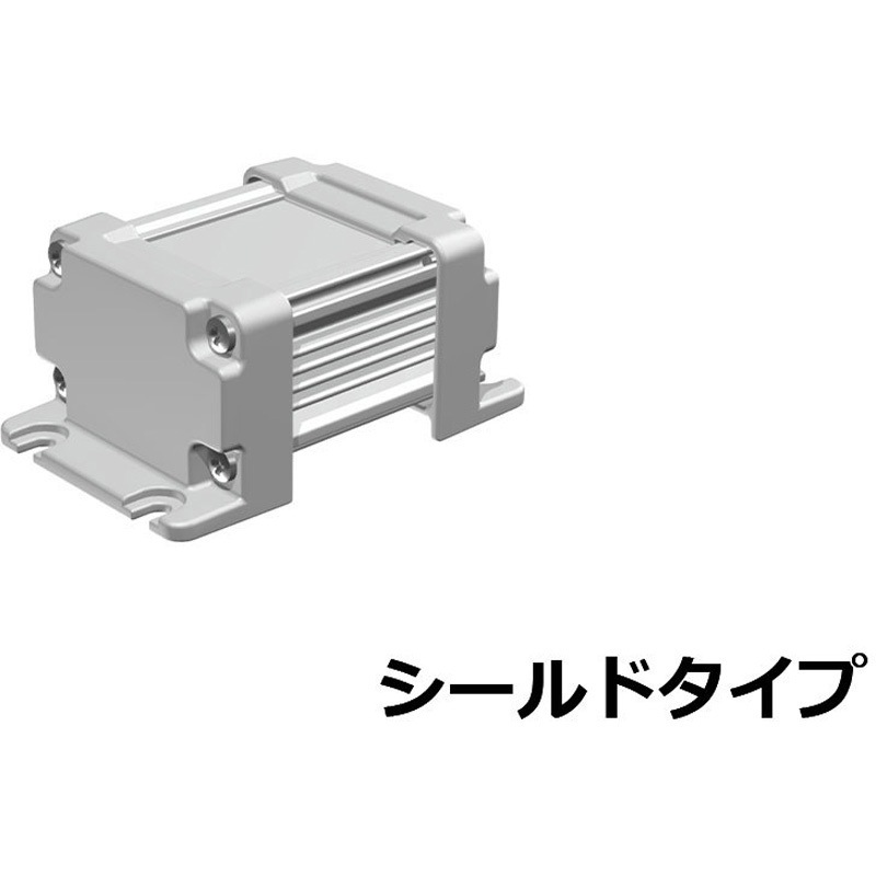 AW5-4-7ESS フランジ足付 IP68防水アルミケース AWシリーズ タカチ電機