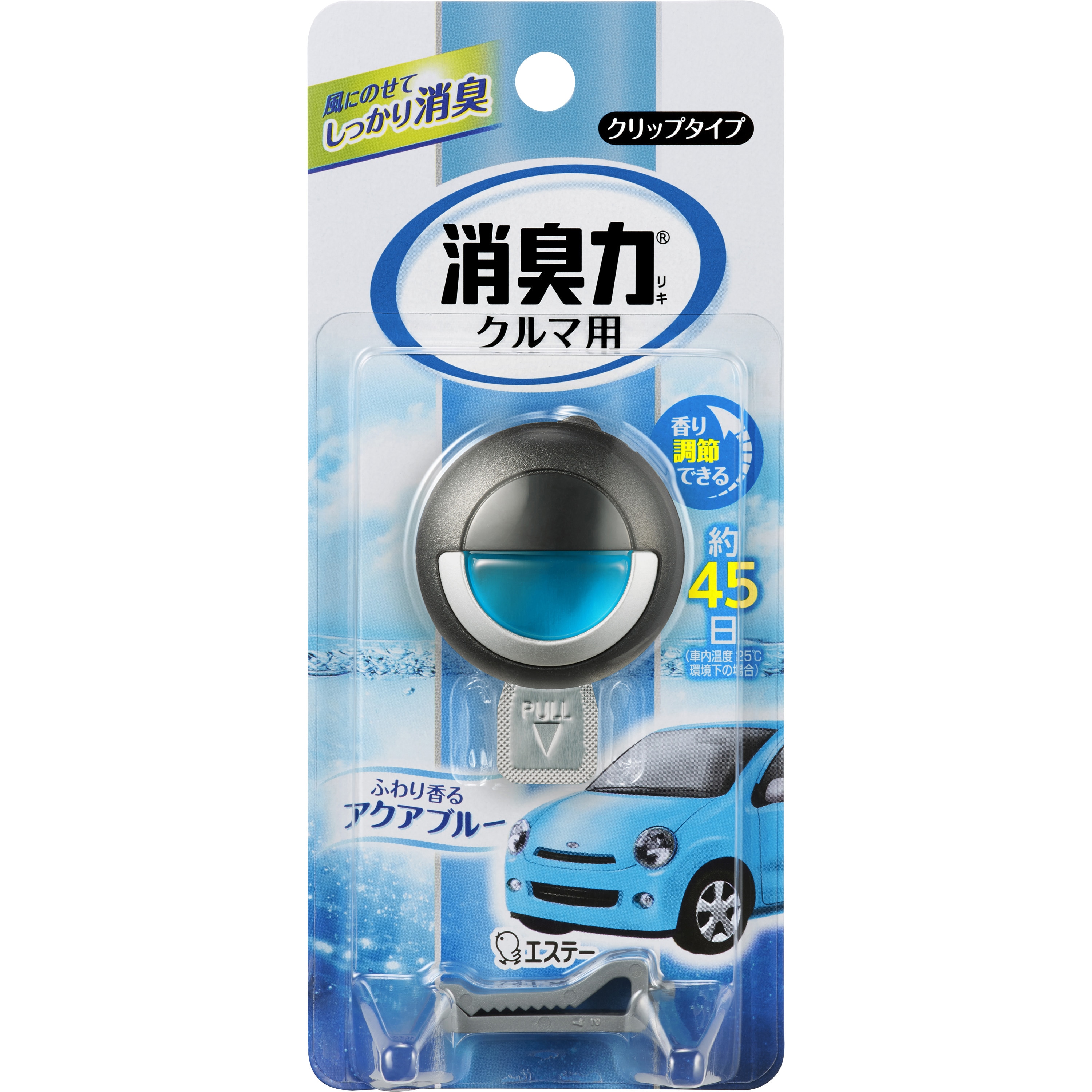 クルマの消臭力 クリップタイプ 1個(3.2mL) エステー 【通販サイト