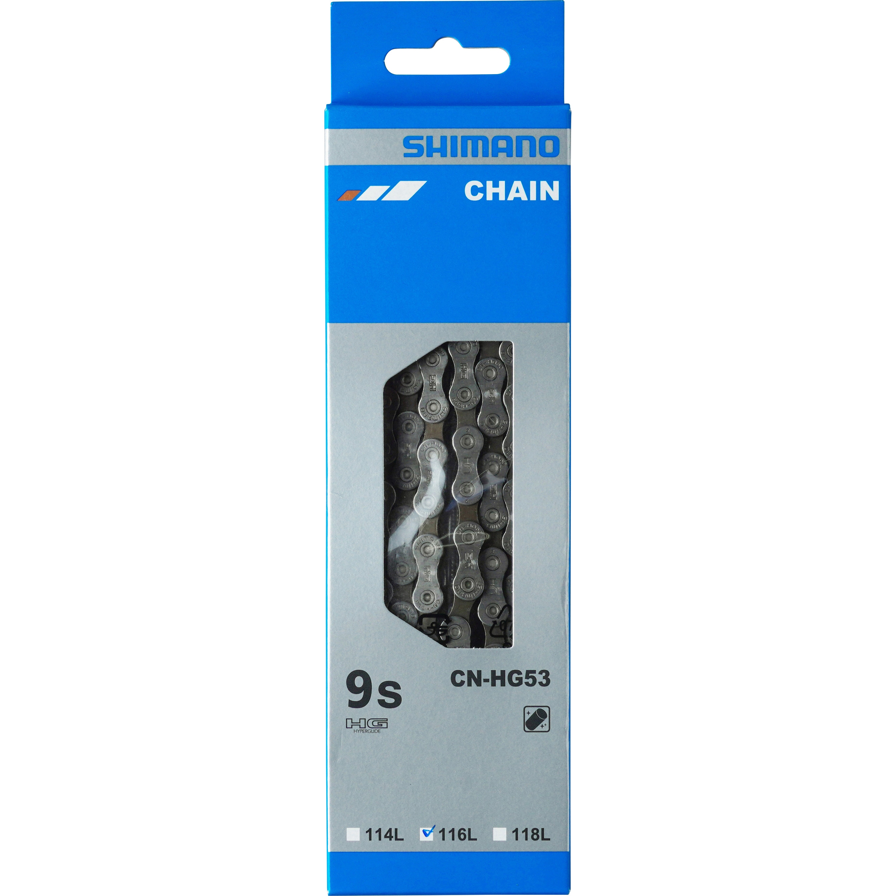 ICNHG53116IG 9速用HGチェーン CN-HG53 SHIMANO(シマノ) リンク数116