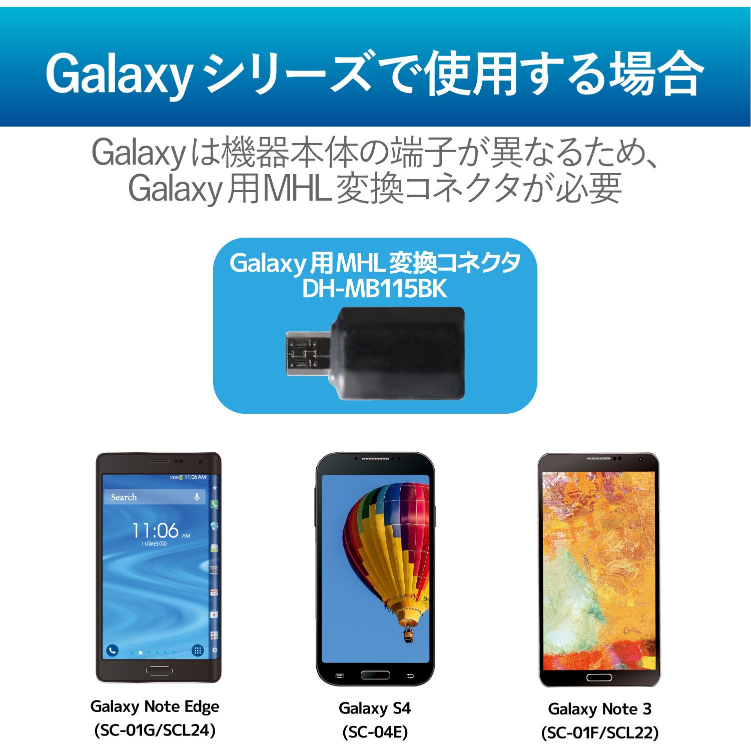 Dh Mhlhd20bk Mhl変換ケーブル マイクロb Hdmi 2m エレコム 2 0m ブラック Dh Mhlhd20bk 通販モノタロウ 17984618