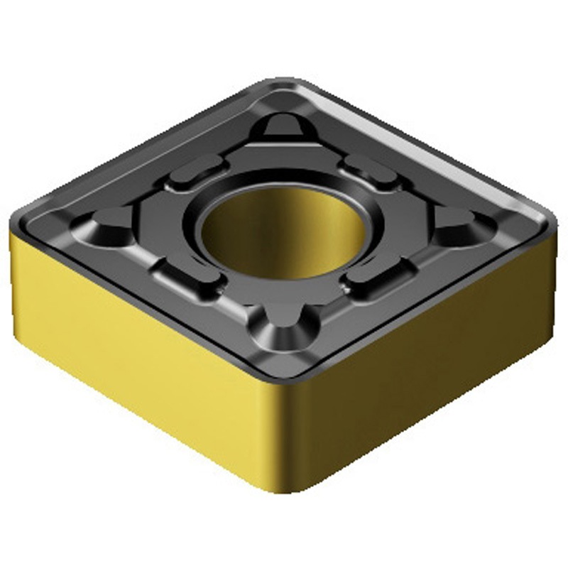 SNMG250724-PR 旋削ネガ   SN□□型-25(正方形90°)R2.4 被削材S(耐熱合金) SANDVIK 適合被削材種PK コーティングTiCN+Al2O3+TiN コーナーR2.38125mm 1箱(5個) SNMG250724-PR 24,405円