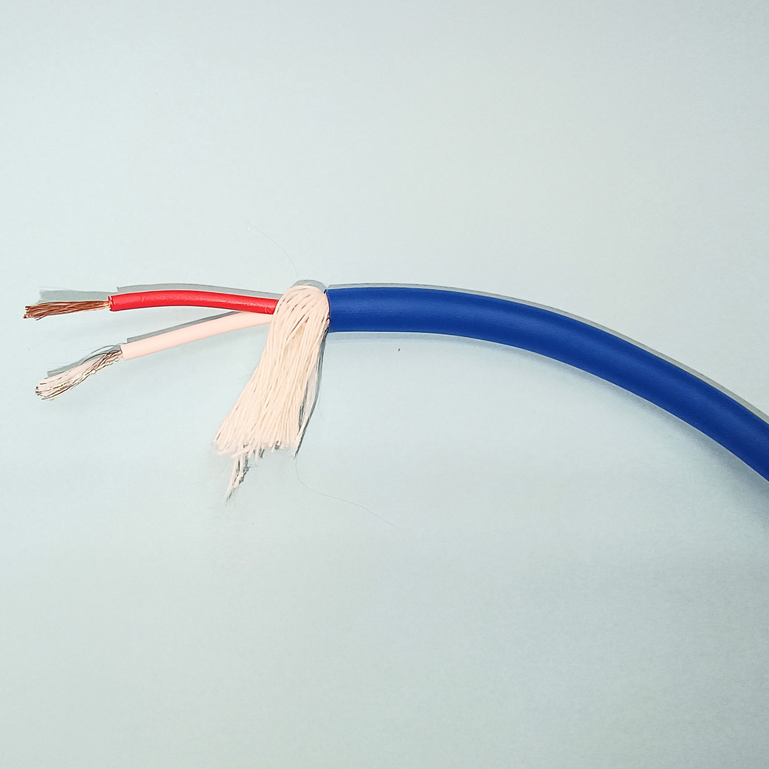 VXースーパーV 45/0.12×1P 青 耐屈曲K熱電対用補償導線 二宮電線工業 青色 芯数2 長さ100m導体断面積0.5mm<sup>2</sup>