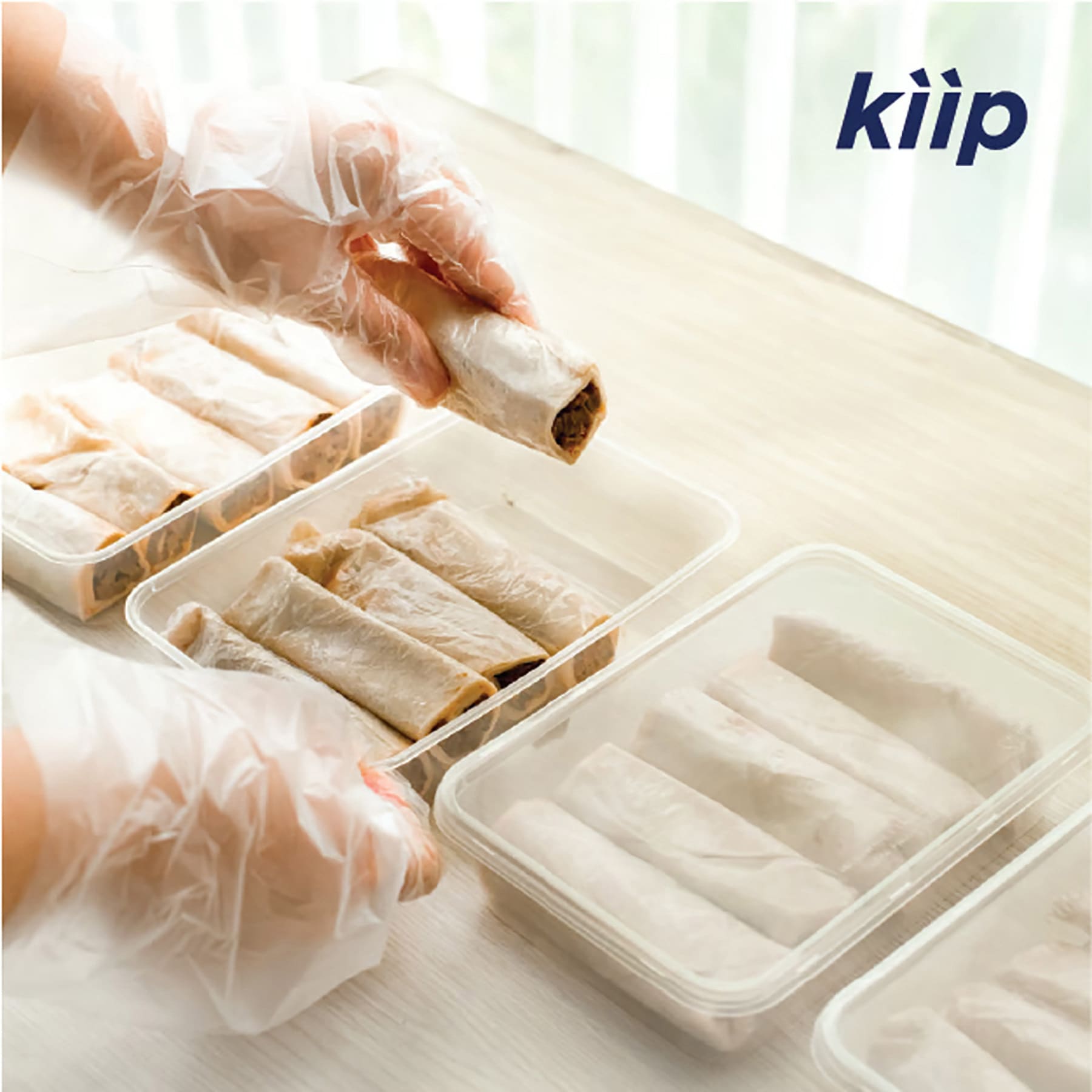 Kiip SLappeR キープスラッパー 保存容器 長方形 300個入り ミヤゲン