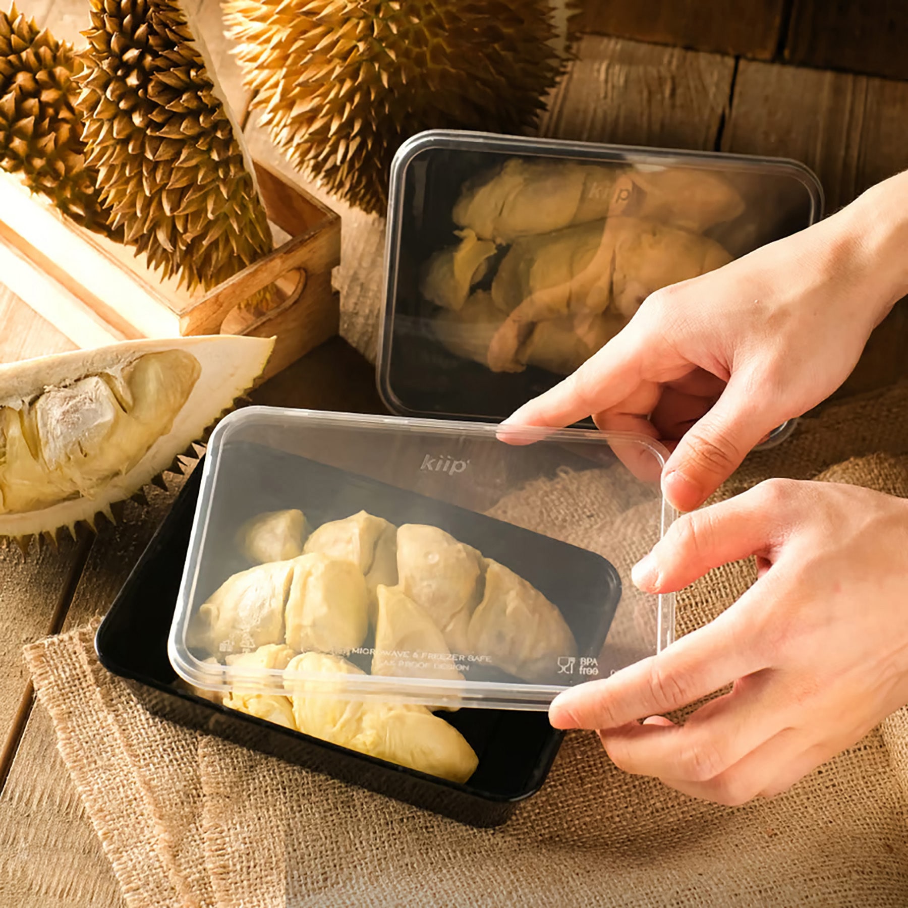 Kiip SLappeR キープスラッパー 保存容器 長方形 Blackタイプ 250個