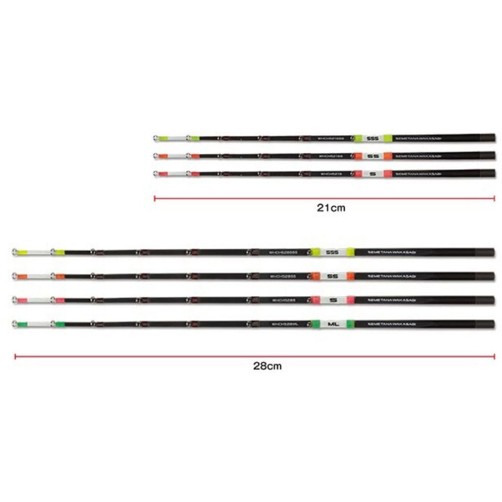 ワカサギステンレス穂先　　 全長約260ミリ　　２本 21/SS 攻棚ワカサギ 扁平カーボン穂先 PROX(プロックス) 蛍光オレンジ