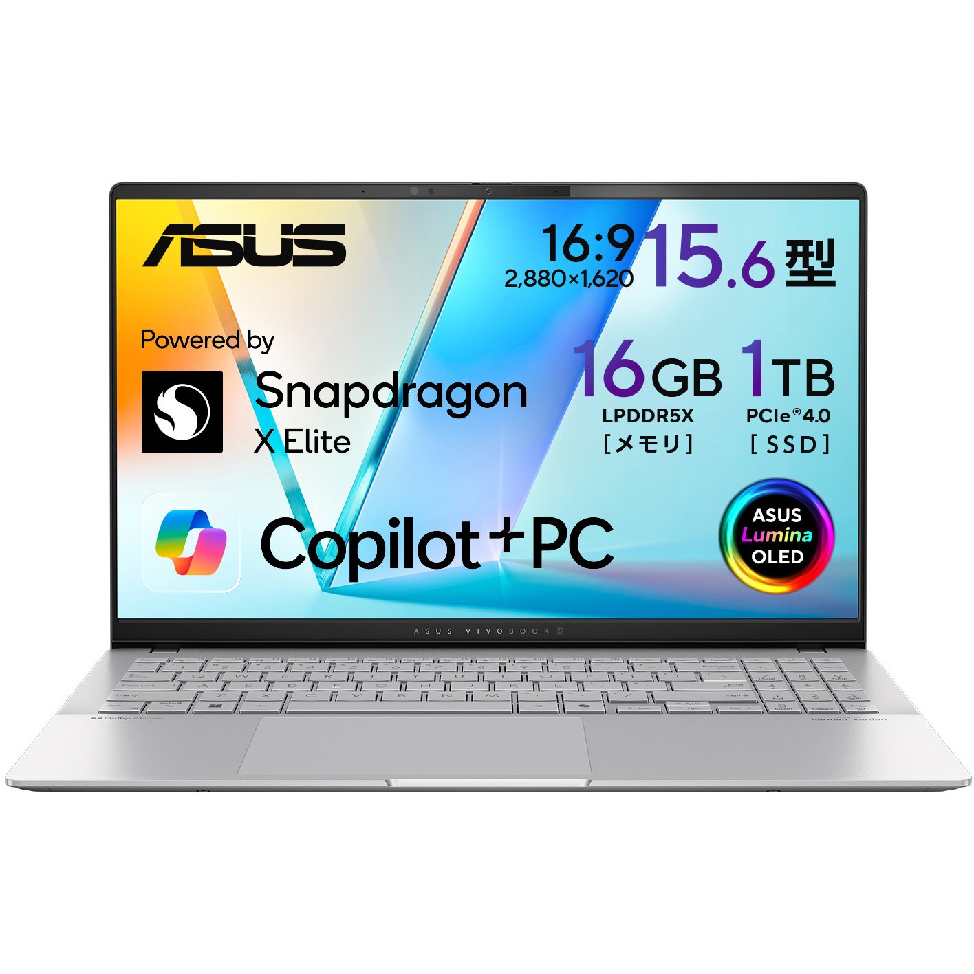 S5507QA-HA161W ASUS Vivobook S 15 ASUS(エイスース) クールシルバー色