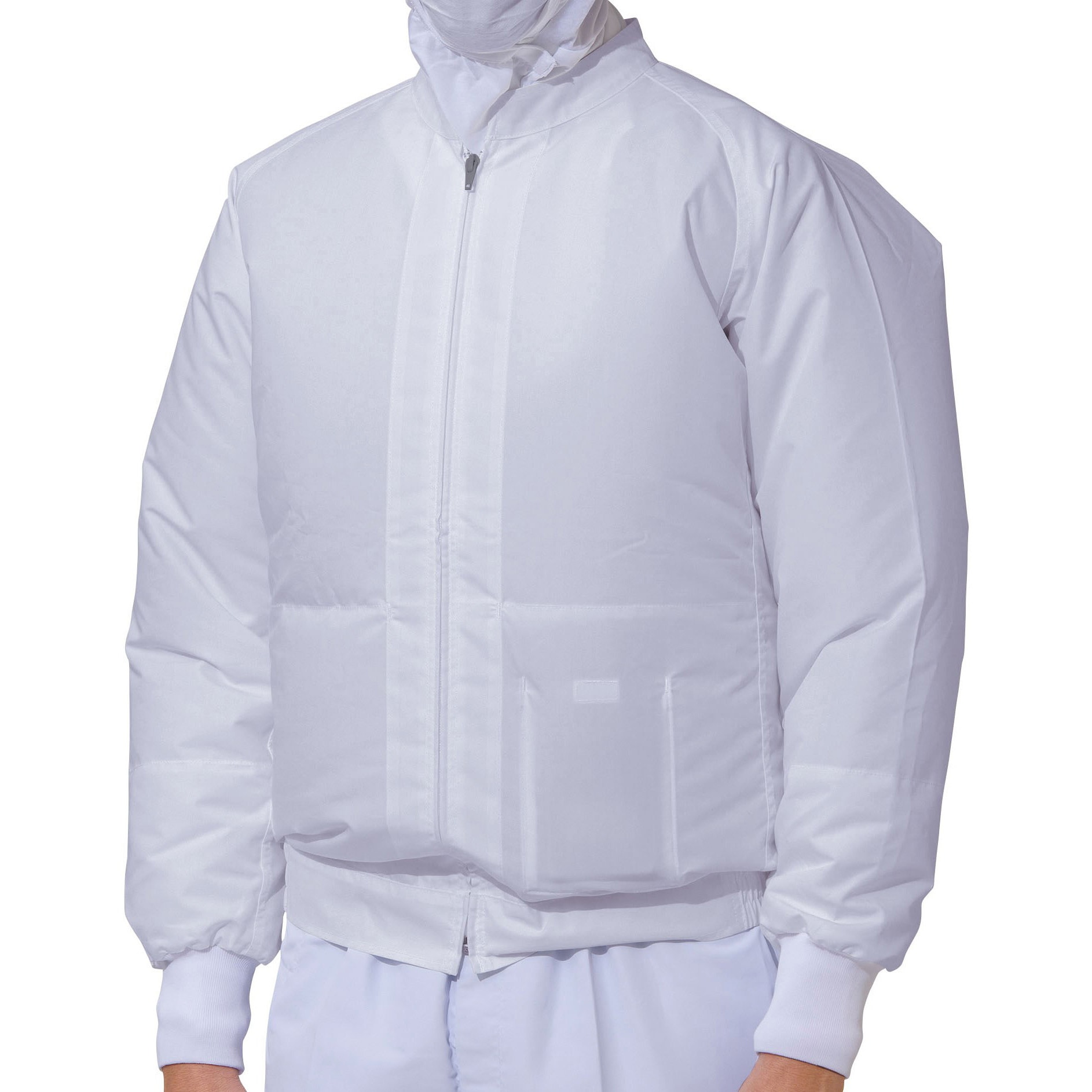 未使用 LL 白衣空調風神服 APEX WIN 白 2着セット アタックベース AB-003（服のみ）｜空調服・EFウェア専門店 通販