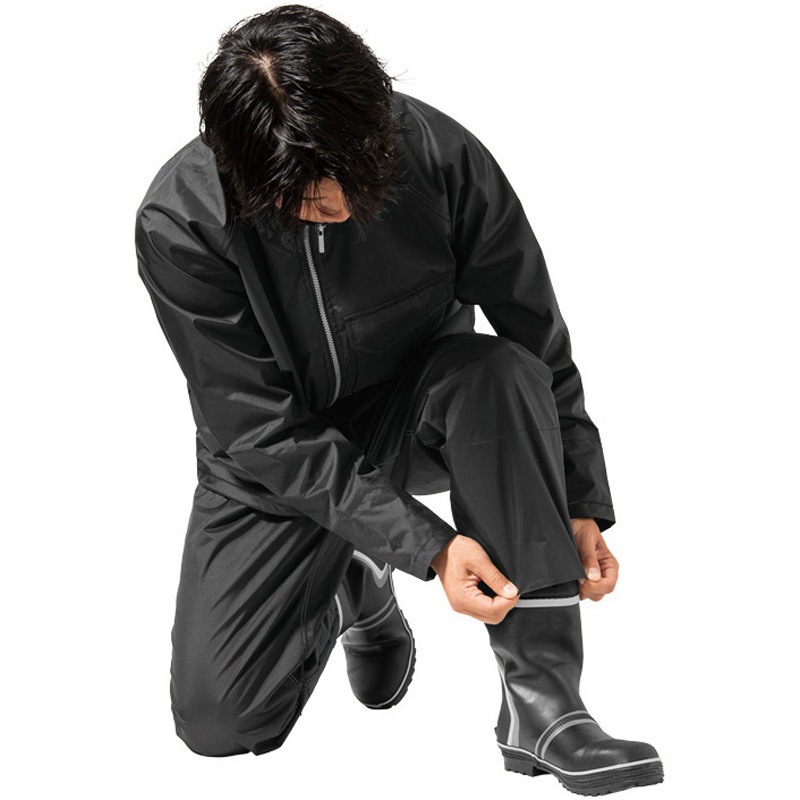 AS-957 レインドロップカバーパンツ makku ブラック色 サイズEL AS-957