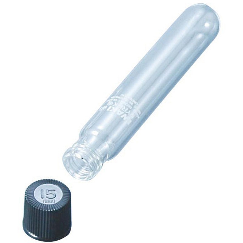 16-100(11mL 50本) ねじ口試験管(IWAKI) IWAKI(AGCテクノグラス) 11mL  1組(50本)