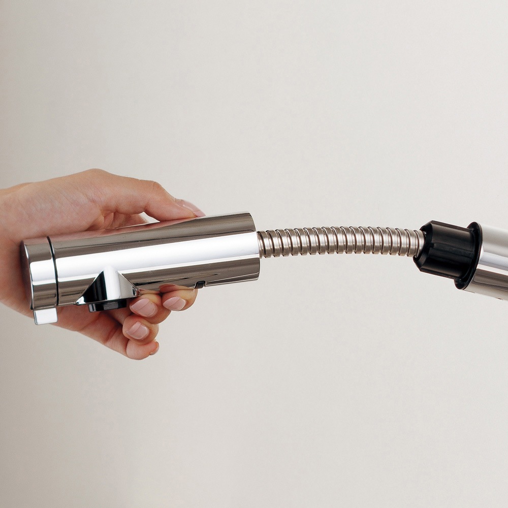 118-050-MD シングルレバー引出し混合栓 マットブラック 1個