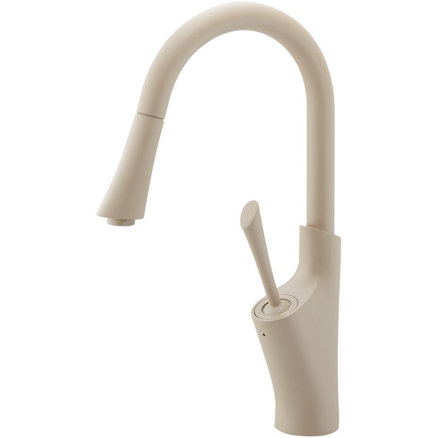 183-349A-MBE シングルレバー混合栓 カクダイ マットベージュ色 29,887円