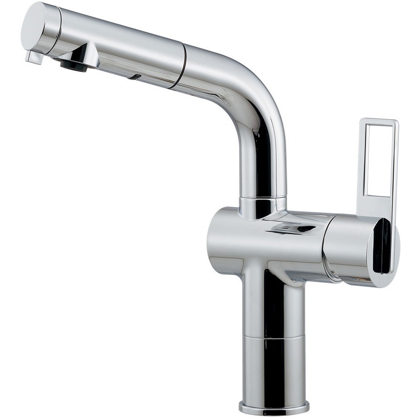 184-425BK-CH シングルレバー引出し混合栓 トール 1個 カクダイ 【通販モノタロウ】