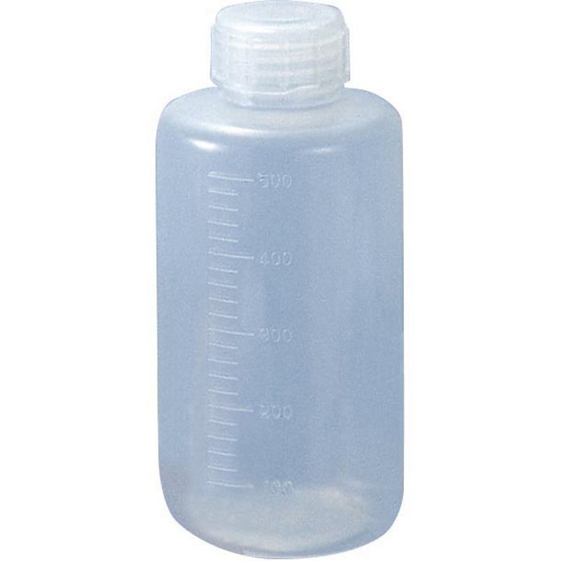 PS-500CS(500mL 100本) PP細口瓶(中栓なし) サンプラテック 500mL 入数100